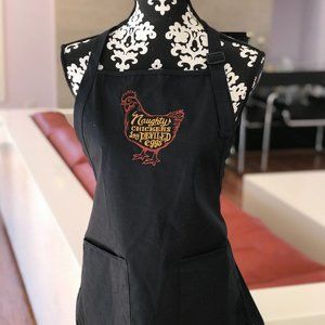 Snarky Naughty Chicken Apron Easter Egg